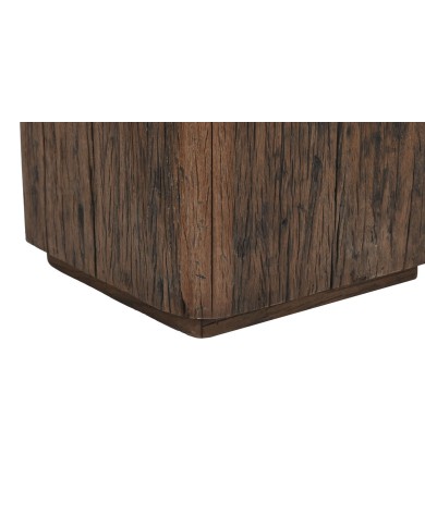 Tavolo aggiuntivo Home ESPRIT Marrone Legno Riciclato 61 x 61 x 50 cm