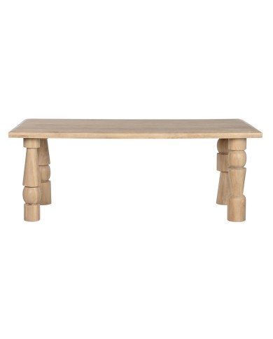 Tavolo da Pranzo Home ESPRIT Naturale Legno di mango 200 x 90 x 76 cm