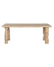 Tavolo da Pranzo Home ESPRIT Naturale Legno di mango 200 x 90 x 76 cm
