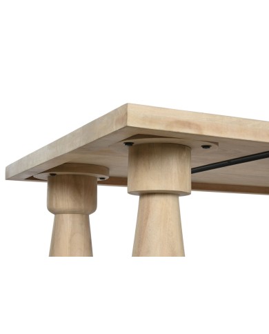 Tavolo da Pranzo Home ESPRIT Naturale Legno di mango 200 x 90 x 76 cm