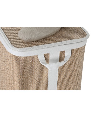 Cesto per i Panni Sporchi Home ESPRIT Verde Naturale Per bambini 44 x 44 x 45 cm 4 Pezzi