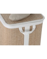 Cesto per i Panni Sporchi Home ESPRIT Verde Naturale Per bambini 44 x 44 x 45 cm 4 Pezzi