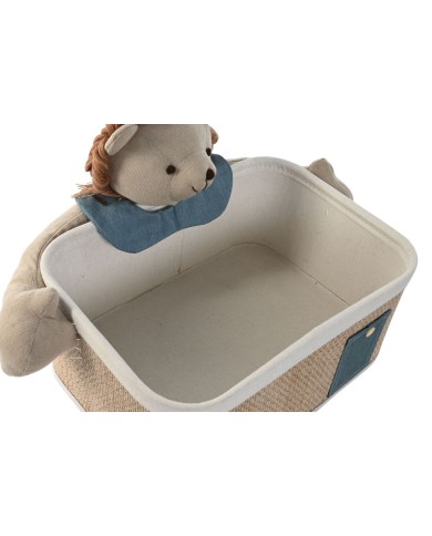 Set di Cestini Home ESPRIT Verde Naturale 40 x 32 x 27 cm (2 Pezzi)