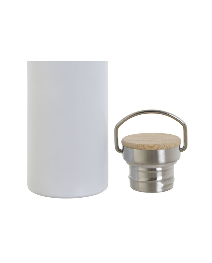 Bottiglia d'acqua Home ESPRIT Bianco Beige Naturale Bambù Acciaio inossidabile 500 ml (2 Unità) Bottiglia d'acqua Home ESPRIT Bianco Beige Naturale Bambù Acciaio inossidabile 500 ml (2 Unità)