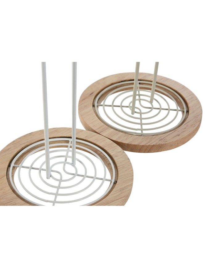 Portarotolo di Carta da Cucina Home ESPRIT Beige Grigio Naturale Metallo Legno d'albero della gomma 15 x 15 x 31 cm (2 Unità) Portarotolo di Carta da Cucina Home ESPRIT Beige Grigio Naturale Metallo Legno d'albero della gomma 15 x 15 x 31 cm (2 Unità)
