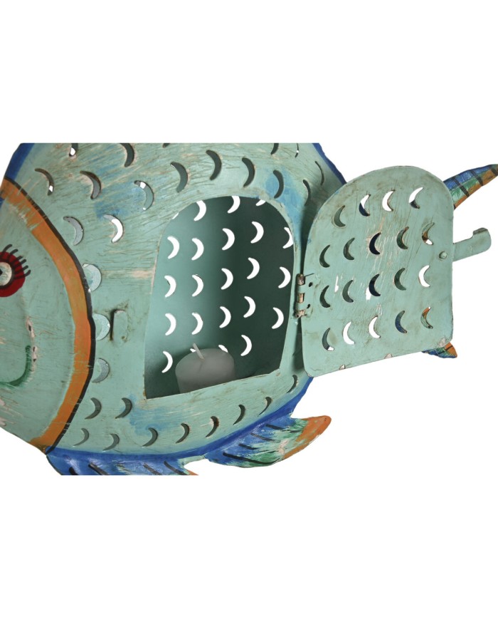 Statua Decorativa Home ESPRIT Pesce Mediterraneo 40 x 9 x 30 cm