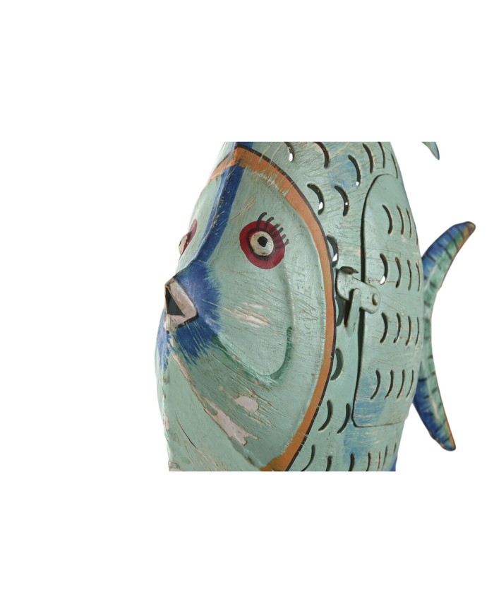Statua Decorativa Home ESPRIT Pesce Mediterraneo 40 x 9 x 30 cm