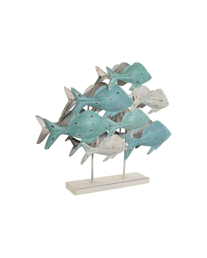 Statua Decorativa Home ESPRIT Mediterraneo Pesci 60 x 15 x 53 cm