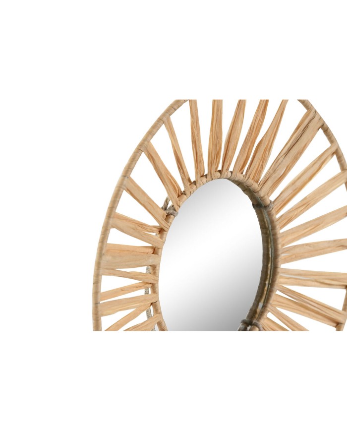 Set di Specchi Home ESPRIT Naturale Scandi 20 x 2 x 20 cm (3 Pezzi) Set di Specchi Home ESPRIT Naturale Scandi 20 x 2 x 20 cm (3 Pezzi)