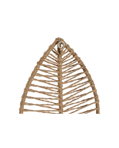 Appendiabiti da parete Home ESPRIT Naturale Juta Metallo 12 x 4 x 26 cm Appendiabiti da parete Home ESPRIT Naturale Juta Metallo 12 x 4 x 26 cm