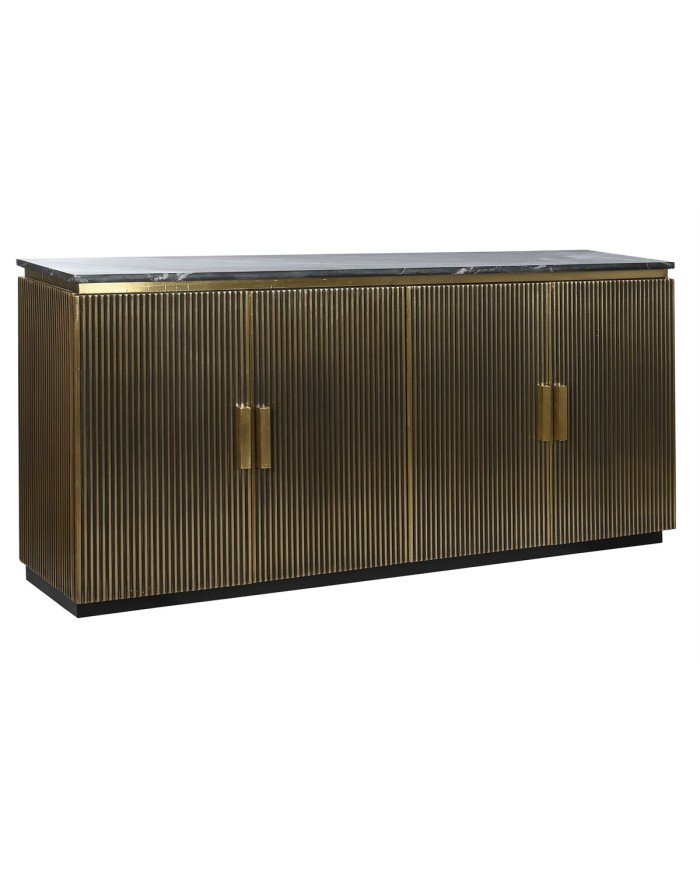 Credenza Home ESPRIT Ottone Marmo 180 x 40 x 85 cm