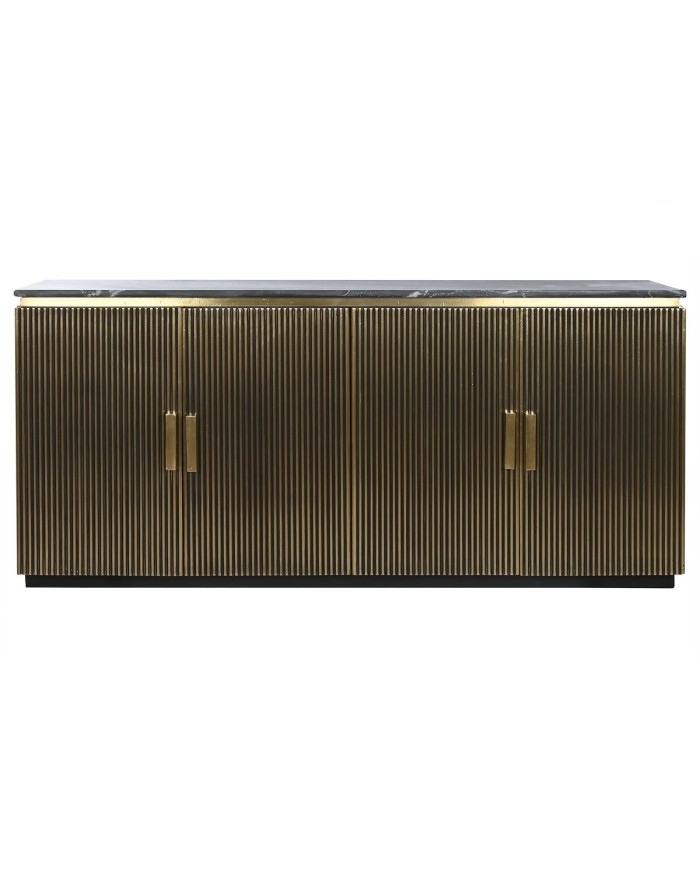 Credenza Home ESPRIT Ottone Marmo 180 x 40 x 85 cm