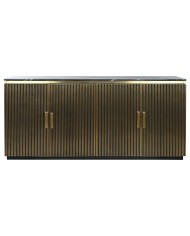 Credenza Home ESPRIT Ottone Marmo 180 x 40 x 85 cm