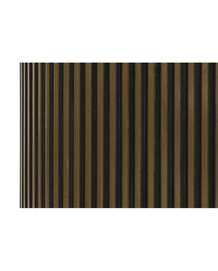 Tavolo da Pranzo Home ESPRIT Nero Dorato Ottone Marmo 200 x 110 x 76 cm