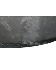 Tavolo da Pranzo Home ESPRIT Nero Dorato Ottone Marmo 200 x 110 x 76 cm