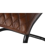 Sedia Home ESPRIT Marrone Nero 47 x 50 x 88 cm Sedia Home ESPRIT Marrone Nero 47 x 50 x 88 cm