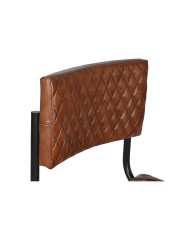 Sedia Home ESPRIT Marrone Nero 47 x 50 x 88 cm Sedia Home ESPRIT Marrone Nero 47 x 50 x 88 cm