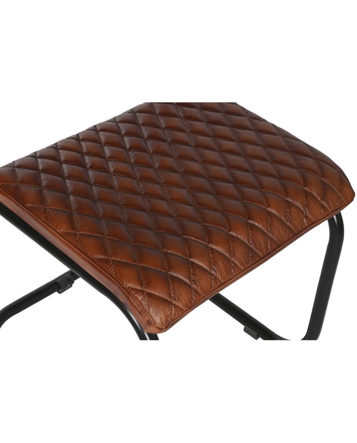 Sedia Home ESPRIT Marrone Nero 47 x 50 x 88 cm Sedia Home ESPRIT Marrone Nero 47 x 50 x 88 cm