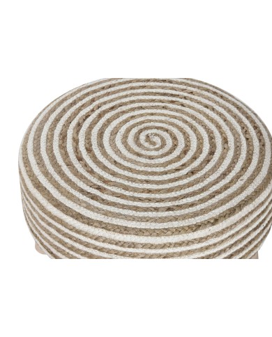 Poggiapiedi Home ESPRIT Juta Legno di eucalipto 50 x 50 x 30 cm Poggiapiedi Home ESPRIT Juta Legno di eucalipto 50 x 50 x 30 cm