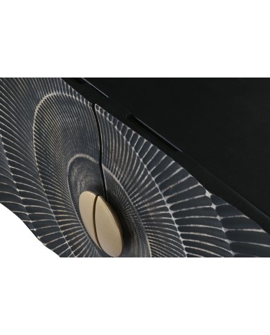 Mobile TV Home ESPRIT Nero Metallo Legno di mango 160 x 40 x 50 cm Mobile TV Home ESPRIT Nero Metallo Legno di mango 160 x 40 x 50 cm