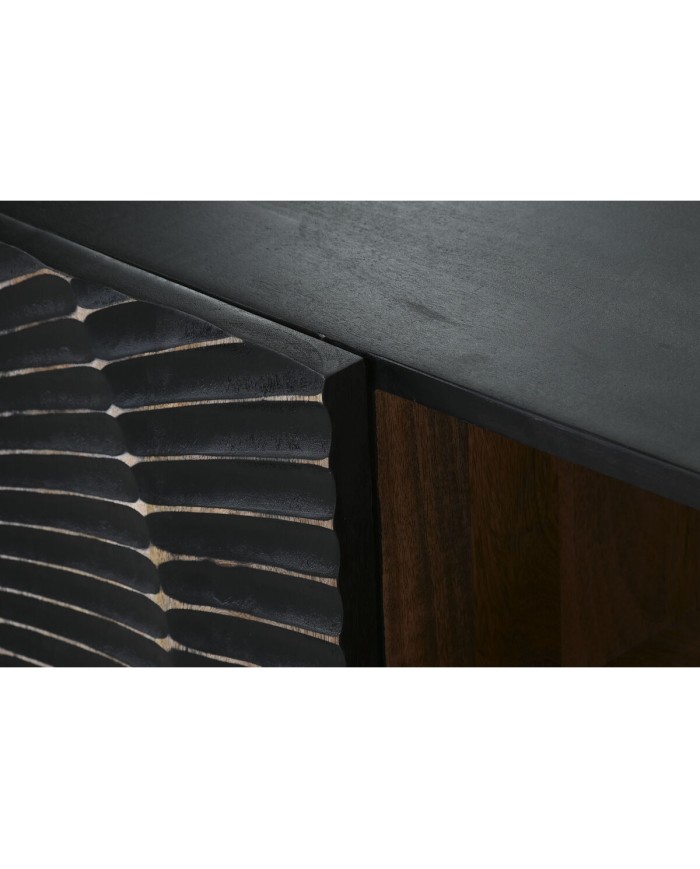 Mobile TV Home ESPRIT Nero Metallo Legno di mango 160 x 40 x 50 cm Mobile TV Home ESPRIT Nero Metallo Legno di mango 160 x 40 x 50 cm