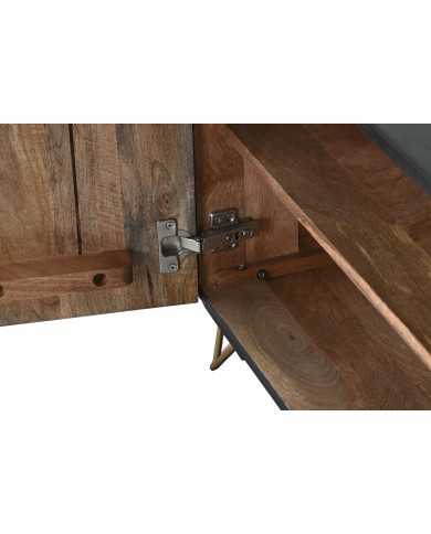 Mobile TV Home ESPRIT Nero Metallo Legno di mango 160 x 40 x 50 cm Mobile TV Home ESPRIT Nero Metallo Legno di mango 160 x 40 x 50 cm