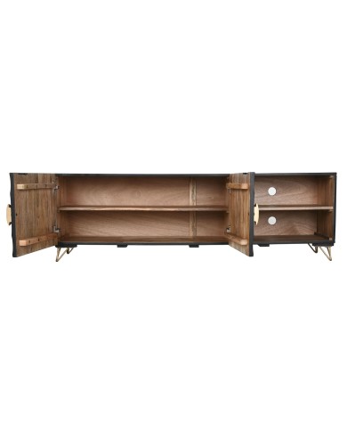 Mobile TV Home ESPRIT Nero Metallo Legno di mango 160 x 40 x 50 cm Mobile TV Home ESPRIT Nero Metallo Legno di mango 160 x 40 x 50 cm