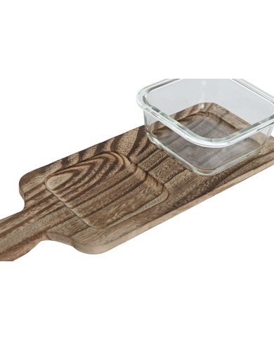 Vassoio per aperitivi Home ESPRIT Naturale 320 ml 36 x 11 x 6 cm