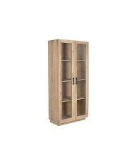 Stand Espositore Home ESPRIT Bianco Cristallo Legno di mango 200 x 45 x 230 cm