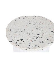 Tavolo aggiuntivo Home ESPRIT Bianco Legno MDF Terrazzo 40 x 40 x 37,5 cm
