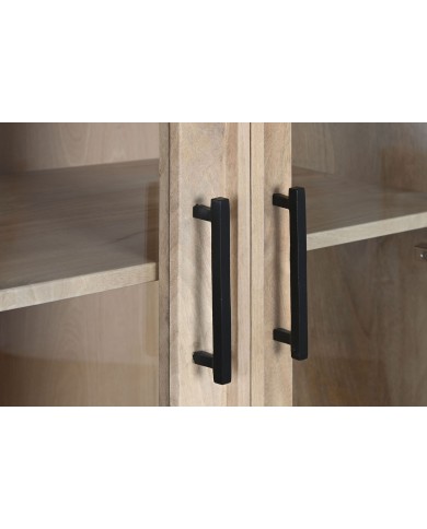 Stand Espositore Home ESPRIT Cristallo Legno di mango 80 x 40 x 180 cm