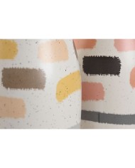 Vaso Home ESPRIT Multicolore Dolomite 17 x 17 x 35 cm (2 Unità) Vaso Home ESPRIT Multicolore Dolomite 17 x 17 x 35 cm (2 Unità)