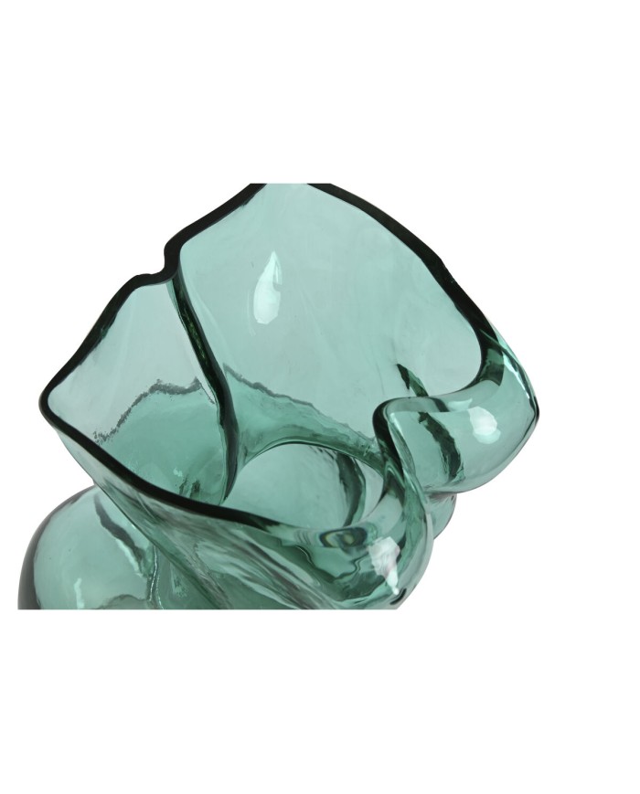 Vaso Home ESPRIT Azzurro Verde Cristallo 18 x 17 x 28 cm (2 Unità) Vaso Home ESPRIT Azzurro Verde Cristallo 18 x 17 x 28 cm (2 Unità)