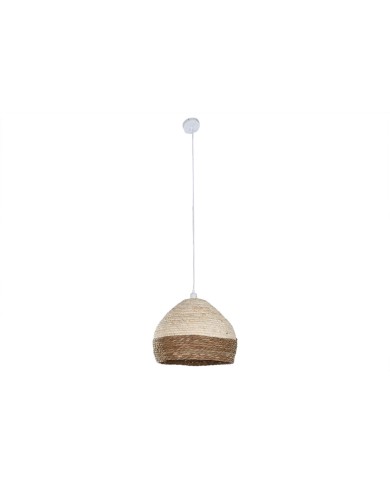 Lampadario Home ESPRIT Marrone Naturale 50 W 38 x 38 x 28 cm