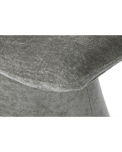 Poggiapiedi Home ESPRIT Grigio Poliestere Legno MDF Moderno 52 x 40 x 48,5 cm Poggiapiedi Home ESPRIT Grigio Poliestere Legno MDF Moderno 52 x 40 x 48,5 cm