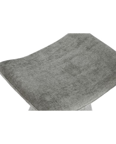 Poggiapiedi Home ESPRIT Grigio Poliestere Legno MDF Moderno 52 x 40 x 48,5 cm Poggiapiedi Home ESPRIT Grigio Poliestere Legno MDF Moderno 52 x 40 x 48,5 cm