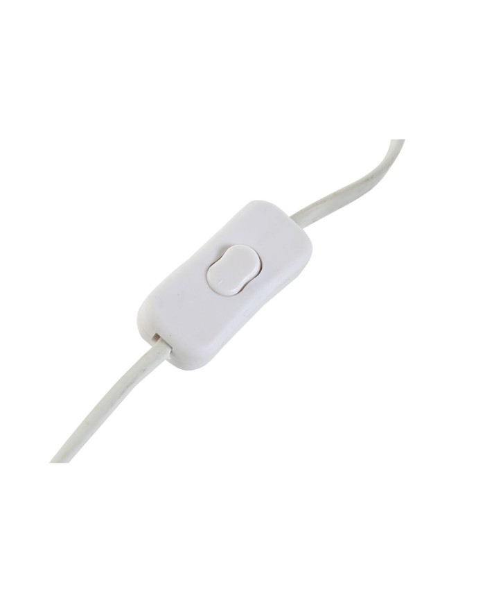 Lampada da tavolo Home ESPRIT Bianco Naturale Terracotta Metallo Bambù 50 W 220 V 22 x 22 x 33 cm (2 Unità)