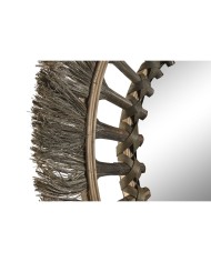 Specchio da parete Home ESPRIT Naturale Tropicale 60 x 2,5 x 60 cm Specchio da parete Home ESPRIT Naturale Tropicale 60 x 2,5 x 60 cm