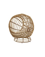 Letto per animali domestici Home ESPRIT Bianco Naturale rattan sintetico 60 x 58 x 58 cm Letto per animali domestici Home ESPRIT Bianco Naturale rattan sintetico 60 x 58 x 58 cm