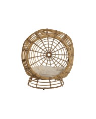 Letto per animali domestici Home ESPRIT Bianco Naturale rattan sintetico 60 x 58 x 58 cm Letto per animali domestici Home ESPRIT Bianco Naturale rattan sintetico 60 x 58 x 58 cm