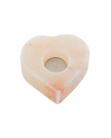 Portacandele DKD Home Decor Rosa Naturale Esci 11 x 11 x 5 cm (2 Unità)