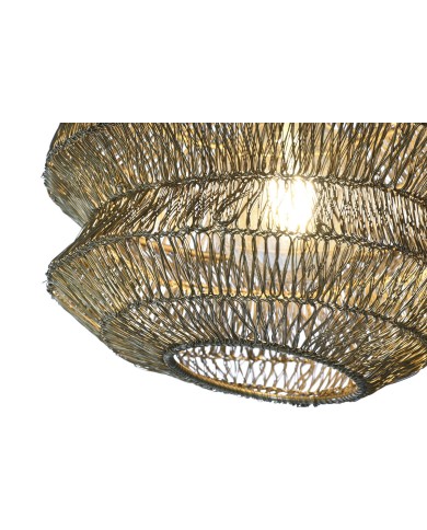 Lampadario Home ESPRIT Dorato Metallo Ferro 50 W 26 x 26 x 24 cm