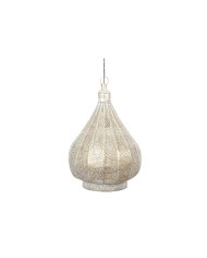 Lampadario Home ESPRIT Bianco Dorato Metallo 40 W 27 x 27 x 91 cm Lampadario Home ESPRIT Bianco Dorato Metallo 40 W 27 x 27 x 91 cm