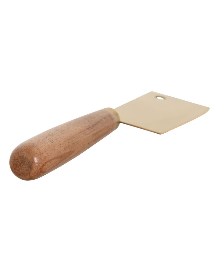 Coltelli da Formaggio Home ESPRIT Dorato Naturale Acciaio inossidabile Acacia 2 Unità (3 Pezzi)
