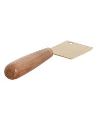 Coltelli da Formaggio Home ESPRIT Dorato Naturale Acciaio inossidabile Acacia 2 Unità (3 Pezzi)