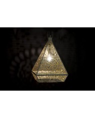 Lampadario Home ESPRIT Bianco Dorato Metallo 25 W 29 x 26 x 40 cm