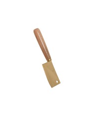 Coltelli da Formaggio Home ESPRIT Dorato Naturale Acciaio inossidabile Acacia 2 Unità (3 Pezzi)