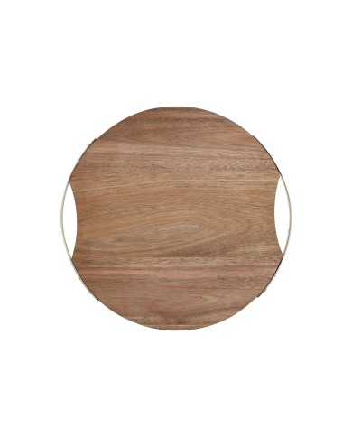 Tagliere Home ESPRIT Dorato Naturale Metallo Acacia 32,3 x 31,3 x 1,4 cm Tagliere Home ESPRIT Dorato Naturale Metallo Acacia 32,3 x 31,3 x 1,4 cm