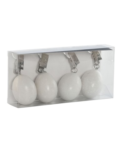 Molletta per Mantenere la Tovaglia Home ESPRIT Bianco 3,5 x 3,5 x 5,5 cm Molletta per Mantenere la Tovaglia Home ESPRIT Bianco 3,5 x 3,5 x 5,5 cm