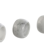 Portatovagliolo Home ESPRIT Bianco Marmo 4,8 x 4,8 x 3,3 cm 4 Pezzi Portatovagliolo Home ESPRIT Bianco Marmo 4,8 x 4,8 x 3,3 cm 4 Pezzi